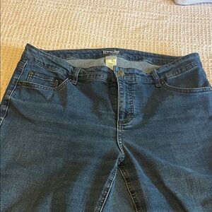 Terra & Sky Dark Blue Denim Straight Jeans